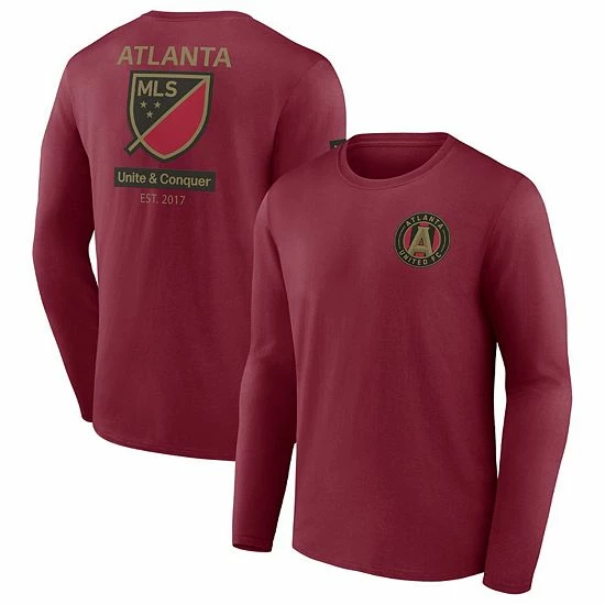 Men's Fanatics Branded Red Atlanta United FC Constant Success Long Sleeve T-Shirt Men's Fanatics Branded Red Atlanta United FC Constant Success Long Sleeve T-Shirt -Metaverse shop unnamed file 10001