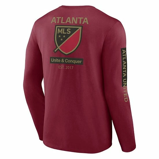 Men's Fanatics Branded Red Atlanta United FC Constant Success Long Sleeve T-Shirt Men's Fanatics Branded Red Atlanta United FC Constant Success Long Sleeve T-Shirt -Metaverse shop unnamed file 10003