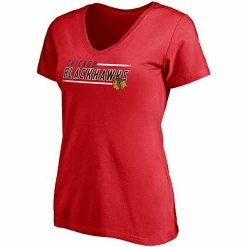 Women's Fanatics Branded Red Chicago Blackhawks Mascot In Bounds V-Neck T-Shirt 4 Women's Fanatics Branded Red Chicago Blackhawks Mascot In Bounds V-Neck T-Shirt -Metaverse shop unnamed file 10014