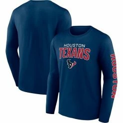 Men's Fanatics Branded Navy Houston Texans Go The Distance Long Sleeve T-Shirt 3 Men's Fanatics Branded Navy Houston Texans Go The Distance Long Sleeve T-Shirt -Metaverse shop unnamed file 10028