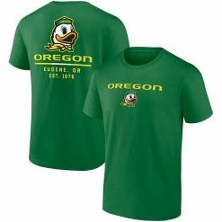 Men's Fanatics Branded Green Oregon Ducks Game Day 2-Hit T-Shirt -Metaverse shop unnamed file 10036