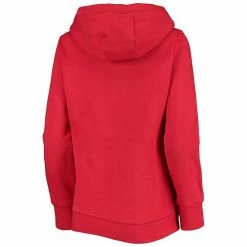 Women's Fanatics Branded Red Detroit Red Wings Primary Team Logo Fleece V-Neck Pullover Hoodie -Metaverse shop unnamed file 10048