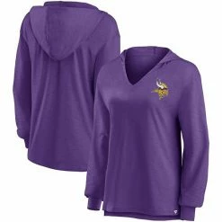 Women's Fanatics Branded Purple Minnesota Vikings Jumper V-Neck Pullover Hoodie -Metaverse shop unnamed file 10054