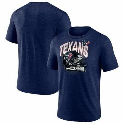 Men's Fanatics Branded Heathered Navy Houston Texans End Around Tri-Blend T-Shirt -Metaverse shop unnamed file 10115