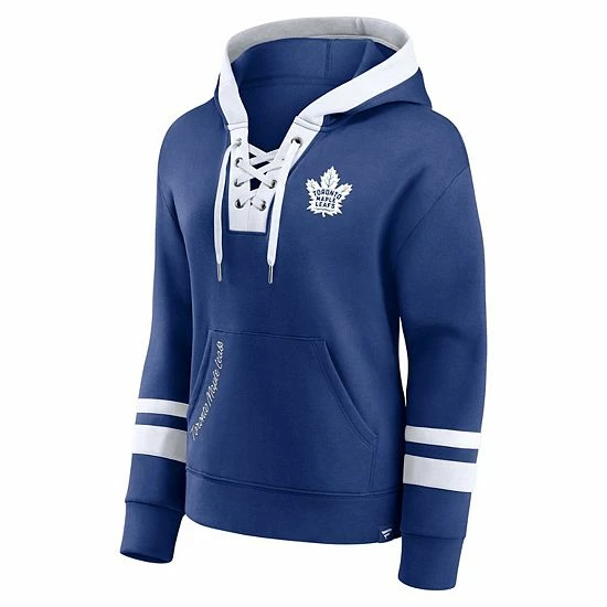 Women's Fanatics Branded Blue Toronto Maple Leafs Bombastic Exclusive Lace-Up Pullover Hoodie Women's Fanatics Branded Blue Toronto Maple Leafs Bombastic Exclusive Lace-Up Pullover Hoodie -Metaverse shop unnamed file 10183