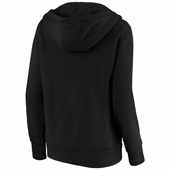 Women's Fanatics Branded Black Miami Marlins Core Team Lockup V-Neck Pullover Hoodie 5 Women's Fanatics Branded Black Miami Marlins Core Team Lockup V-Neck Pullover Hoodie - Image 3