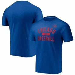 Men's Fanatics Branded Royal Chicago Cubs Primary Pill Space Dye T-Shirt -Metaverse shop unnamed file 10236