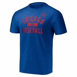 Men's Fanatics Branded Royal Chicago Cubs Primary Pill Space Dye T-Shirt -Metaverse shop unnamed file 10237