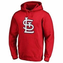 Men's Fanatics Branded Red St. Louis Cardinals Official Logo Pullover Hoodie -Metaverse shop unnamed file 10241