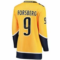 Women's Fanatics Branded Filip Forsberg Gold Nashville Predators Premier Breakaway Player Jersey -Metaverse shop unnamed file 10247