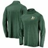 Men's Fanatics Branded Green Oakland Athletics Iconic Striated Primary Logo Raglan Quarter-Zip Pullover Jacket -Metaverse shop unnamed file 10250