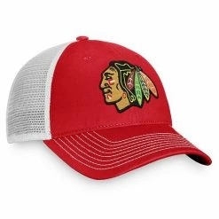 Men's Fanatics Branded Red Chicago Blackhawks Core Primary Logo Trucker Snapback Hat 5 Men's Fanatics Branded Red Chicago Blackhawks Core Primary Logo Trucker Snapback Hat -Metaverse shop unnamed file 10281