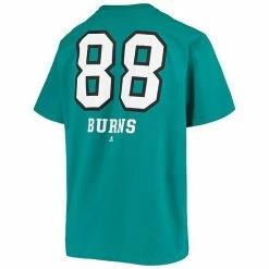 Youth Fanatics Branded Brent Burns Teal San Jose Sharks Underdog Name & Number T-Shirt -Metaverse shop unnamed file 10293
