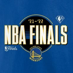 Men's Fanatics Branded Jordan Poole Royal Golden State Warriors 2022 NBA Finals Name & Number T-Shirt -Metaverse shop unnamed file 10312
