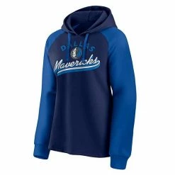 Women's Fanatics Branded Navy/Blue Dallas Mavericks Record Holder Raglan Pullover Hoodie -Metaverse shop unnamed file 10334