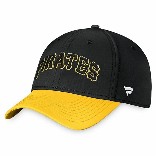 Men's Fanatics Branded Black/Gold Pittsburgh Pirates Core Flex Hat Men's Fanatics Branded Black/Gold Pittsburgh Pirates Core Flex Hat -Metaverse shop unnamed file 10350
