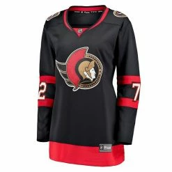 Women's Fanatics Branded Thomas Chabot Black Ottawa Senators 2020/21 Home Premier Breakaway Player Jersey -Metaverse shop unnamed file 10368