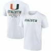 Men's Fanatics Branded White Miami Hurricanes Game Day 2-Hit T-Shirt -Metaverse shop unnamed file 10429