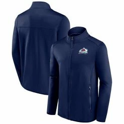 Men's Fanatics Branded Navy Colorado Avalanche Authentic Pro Rink Fleece Full-Zip Jacket -Metaverse shop unnamed file 10437