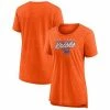 Women's Fanatics Branded Heathered Orange New York Knicks True Classics Tri-Blend T-Shirt -Metaverse shop unnamed file 10457