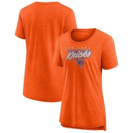 Women's Fanatics Branded Heathered Orange New York Knicks True Classics Tri-Blend T-Shirt Women's Fanatics Branded Heathered Orange New York Knicks True Classics Tri-Blend T-Shirt -Metaverse shop unnamed file 10458