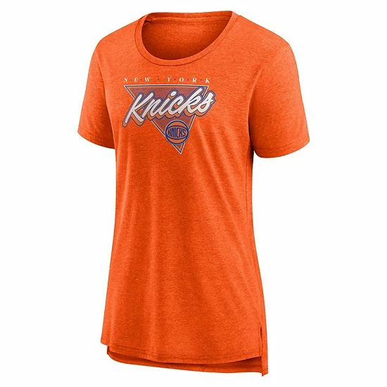 Women's Fanatics Branded Heathered Orange New York Knicks True Classics Tri-Blend T-Shirt Women's Fanatics Branded Heathered Orange New York Knicks True Classics Tri-Blend T-Shirt -Metaverse shop unnamed file 10459