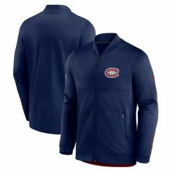 Men's Fanatics Branded Navy Montreal Canadiens Locker Room Full-Zip Jacket -Metaverse shop unnamed file 1054