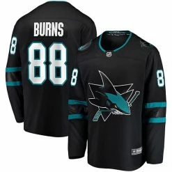 Men's Fanatics Branded Brent Burns Black San Jose Sharks Alternate Breakaway Player Jersey -Metaverse shop unnamed file 10556