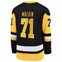 Youth Fanatics Branded Evgeni Malkin Black Pittsburgh Penguins Replica Player Jersey -Metaverse shop unnamed file 10568