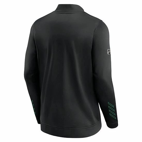 Men's Fanatics Branded Black Dallas Stars Locker Room Full-Zip Jacket - Image 4