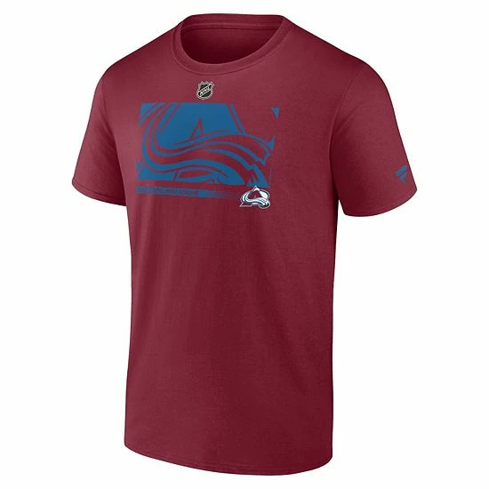 Men's Fanatics Branded Burgundy Colorado Avalanche Authentic Pro Core Collection Secondary T-Shirt 5 Men's Fanatics Branded Burgundy Colorado Avalanche Authentic Pro Core Collection Secondary T-Shirt - Image 3