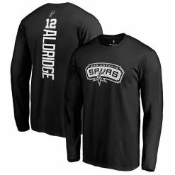 Men's Fanatics Branded LaMarcus Aldridge Black San Antonio Spurs Backer Name & Number Long Sleeve T-Shirt 3 Men's Fanatics Branded LaMarcus Aldridge Black San Antonio Spurs Backer Name & Number Long Sleeve T-Shirt -Metaverse shop unnamed file 10662