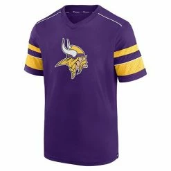 Men's Fanatics Branded Dalvin Cook Purple Minnesota Vikings Hashmark Name & Number V-Neck T-Shirt -Metaverse shop unnamed file 1068
