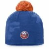 Women's Fanatics Branded Royal/Orange New York Islanders Authentic Pro Team Locker Room Beanie With Pom -Metaverse shop unnamed file 10690