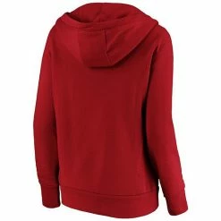 Women's Fanatics Branded Red Arizona Diamondbacks Core Team Crossover V-Neck Pullover Hoodie 5 Women's Fanatics Branded Red Arizona Diamondbacks Core Team Crossover V-Neck Pullover Hoodie -Metaverse shop unnamed file 10700