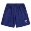 Men's Fanatics Branded Royal Texas Rangers Big & Tall Mesh Shorts