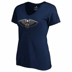 Women's Fanatics Branded Zion Williamson Navy New Orleans Pelicans 2019 NBA Draft Playmaker Name & Number V-Neck T-Shirt -Metaverse shop unnamed file 10728