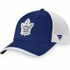 Men's Fanatics Branded Blue/White Toronto Maple Leafs Authentic Pro Team Locker Room Trucker Snapback Hat -Metaverse shop unnamed file 10731