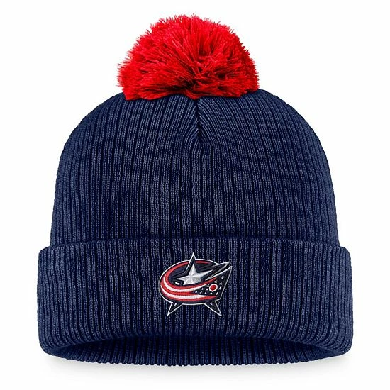 Men's Fanatics Branded Navy Columbus Blue Jackets Team Cuffed Knit Hat with Pom Men's Fanatics Branded Navy Columbus Blue Jackets Team Cuffed Knit Hat With Pom -Metaverse shop unnamed file 10761