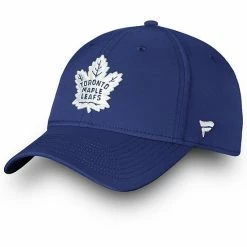 Men's Fanatics Branded Blue Toronto Maple Leafs Core Primary Logo Flex Hat
