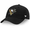 Men's Fanatics Branded Black Pittsburgh Penguins Core Primary Logo Adjustable Hat