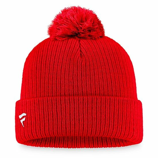 Men's Fanatics Branded Red New Jersey Devils Core Primary Logo Cuffed Knit Hat with Pom Men's Fanatics Branded Red New Jersey Devils Core Primary Logo Cuffed Knit Hat With Pom -Metaverse shop unnamed file 10916