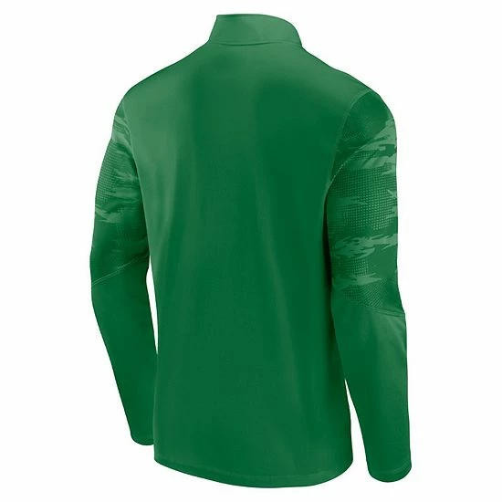 Men's Fanatics Branded Green Oregon Ducks Ringer Quarter-Zip Top Men's Fanatics Branded Green Oregon Ducks Ringer Quarter-Zip Top -Metaverse shop unnamed file 10920