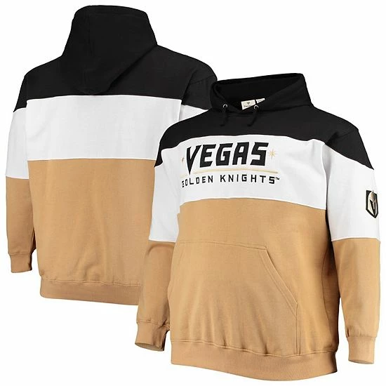 Men's Fanatics Branded Black/Gold Vegas Golden Knights Big & Tall Colorblock Fleece Hoodie Men's Fanatics Branded Black/Gold Vegas Golden Knights Big & Tall Colorblock Fleece Hoodie -Metaverse shop unnamed file 10949