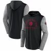 Men's Fanatics Branded Black/Heathered Charcoal Toronto Raptors Deep Rotation Performance Pullover Hoodie -Metaverse shop unnamed file 11016