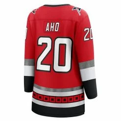Women's Fanatics Branded Sebastian Aho Red Carolina Hurricanes 25th Anniversary Premier Breakaway Player Jersey 5 Women's Fanatics Branded Sebastian Aho Red Carolina Hurricanes 25th Anniversary Premier Breakaway Player Jersey -Metaverse shop unnamed file 11033