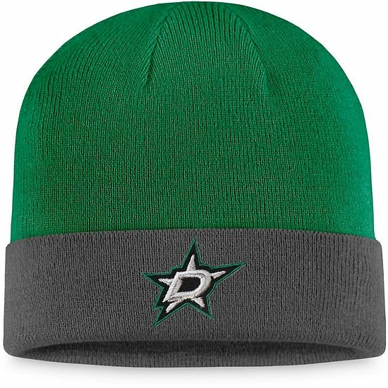 Men's Fanatics Branded Charcoal/Kelly Green Dallas Stars Team Cuffed Knit Hat Men's Fanatics Branded Charcoal/Kelly Green Dallas Stars Team Cuffed Knit Hat -Metaverse shop unnamed file 11042