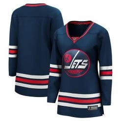 Women's Fanatics Branded Navy Winnipeg Jets 2021/22 Alternate Premier Breakaway Player Jersey -Metaverse shop unnamed file 11053