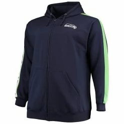 Men's Fanatics Branded College Navy Seattle Seahawks Big & Tall Full-Zip Hoodie -Metaverse shop unnamed file 11061