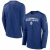Men's Fanatics Branded Blue Toronto Maple Leafs Authentic Pro Rink Performance Long Sleeve T-Shirt -Metaverse shop unnamed file 11064